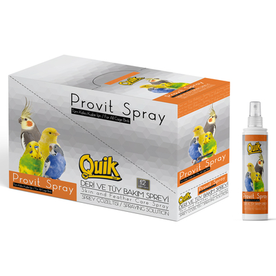 Quik - Quik Tüy ve Bakım Spreyi 50 ml 12'li Quik - Quik Tüy ve Bakım Spreyi 50 ml 12'li