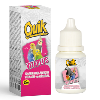 Fit Fly - Quik Vita Plus Kuş Vitamini 25 ml 12'li Fit Fly - Quik Vita Plus Kuş Vitamini 25 ml 12'li
