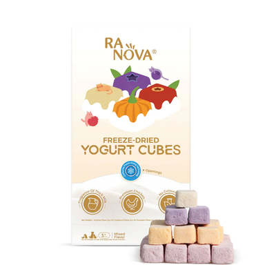 Ranova - Ranova Kedi&Köpekler İçin Dondurularak Kurutulmuş Yoğurt *1g *40'lı (Karışık Lezzet) Ranova - Ranova Kedi&Köpekler İçin Dondurularak Kurutulmuş Yoğurt *1g *40'lı (Karışık Lezzet)