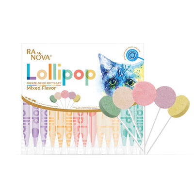 Ranova - Ranova Kediler için Karışık Lezzetli Lolipop *1.4g *15'li _ 10 Paket Ranova - Ranova Kediler için Karışık Lezzetli Lolipop *1.4g *15'li _ 10 Paket