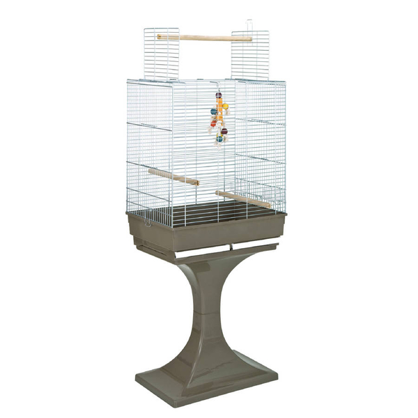 FOP Soraya Cromo Sehpalı Üst Açılır Papağan Kafesi 66x45x70+70 cm FOP Soraya Cromo Sehpalı Üst Açılır Papağan Kafesi 66x45x70+70 cm