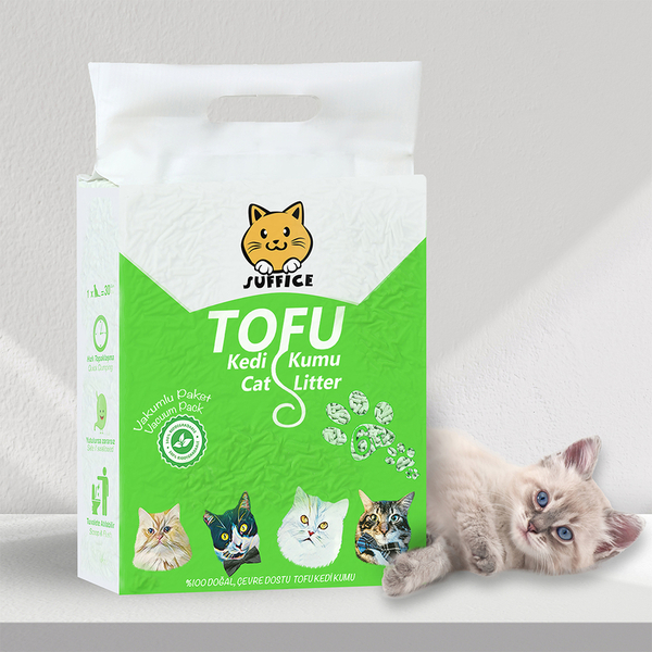 Tofu Kedi Kumu 6 Lt - 6 Adet Tofu Kedi Kumu 6 Lt - 6 Adet