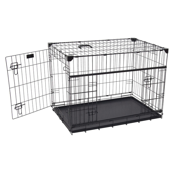 VA205-ELS1 Katlanır Köpek Kafesi 107Lx71Wx79H cm VA205-ELS1 Katlanır Köpek Kafesi 107Lx71Wx79H cm