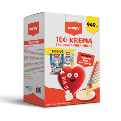 Wanpy - Wanpy 100'lü Mega Avantaj Krema Paketi_6'lı Koli Wanpy - Wanpy 100'lü Mega Avantaj Krema Paketi_6'lı Koli