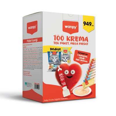 Wanpy - Wanpy 100'lü Mega Avantaj Krema Paketi_6'lı Koli