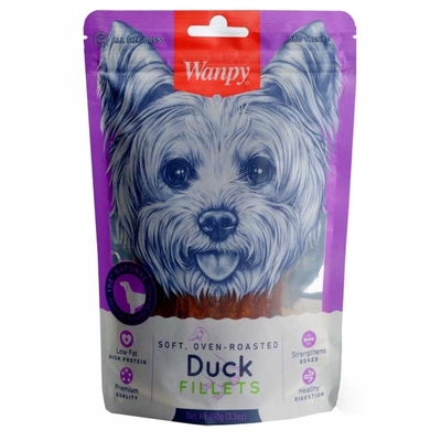 Wanpy - Wanpy Gerçek Ördek Fileto 100 gr DA-12S Köpek Ödülü Wanpy - Wanpy Gerçek Ördek Fileto 100 gr DA-12S Köpek Ödülü