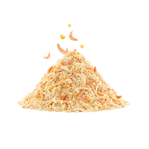 Wanpy Dondurularak Kurutulmuş Fluffy Toppers - Tavuk, Antarktika Krili ve Yumurta Sarısı - 30g