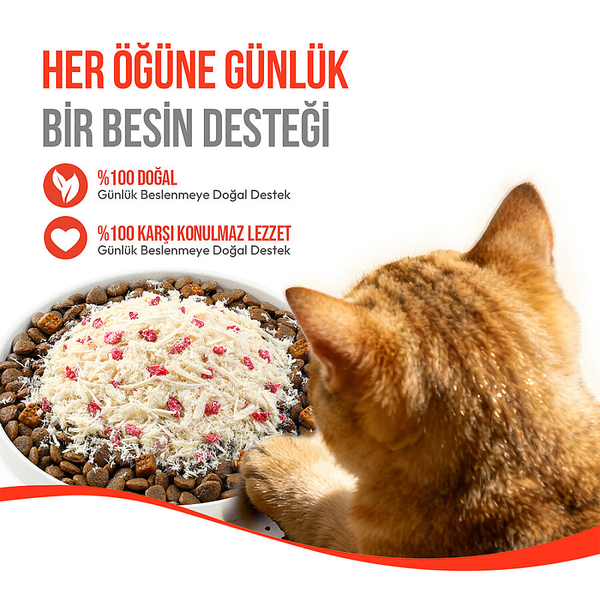 Wanpy Dondurularak Kurutulmuş Fluffy Toppers - Tavuk & Kızılcık - 30g