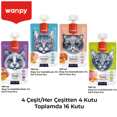 Wanpy - Wanpy Kedi Et Ezmesi Seti - Ekim Wanpy - Wanpy Kedi Et Ezmesi Seti - Ekim