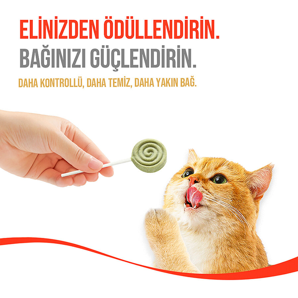 Wanpy Kediler İçin Dondurularak Kurutulmuş Lolipop - Kedi Otu - 1.4 g*10'lu