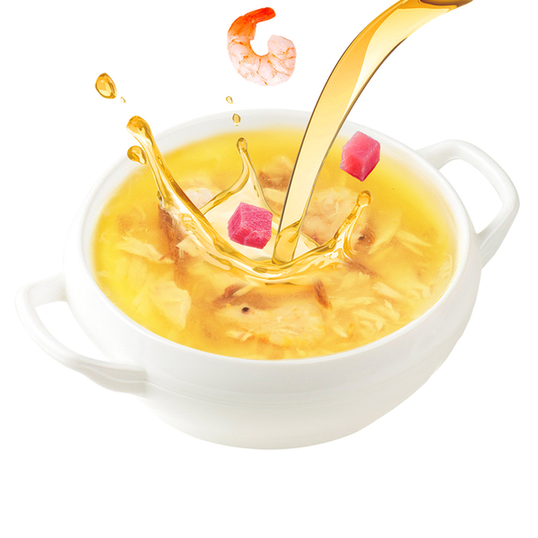 Wanpy Kediler için Karidesli Ton Balığı Eti Çorbası 50g x12 Adet Wanpy Kediler için Karidesli Ton Balığı Eti Çorbası 50g x12 Adet