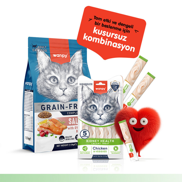 Wanpy Kidney Health Tavuk&Sebze 12'li-F.Krema Ödül 5x14gr