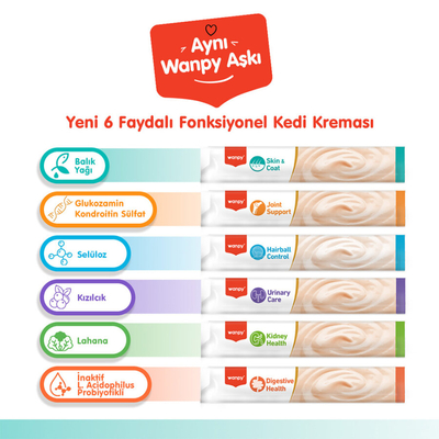 Wanpy Skin&Coat Ton Balığı&Somon 12'li-F.Krema Ödül 5x14gr - Thumbnail