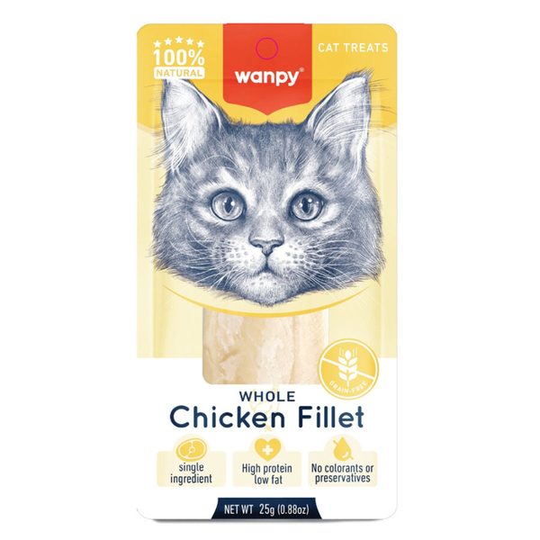 Wanpy Tavuk Fileto 25g Kedi Ödülü