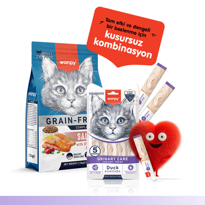 Wanpy Urinary Care Ördek&Tavuk 12'li-F.Krema Ödül 5x14gr - Thumbnail